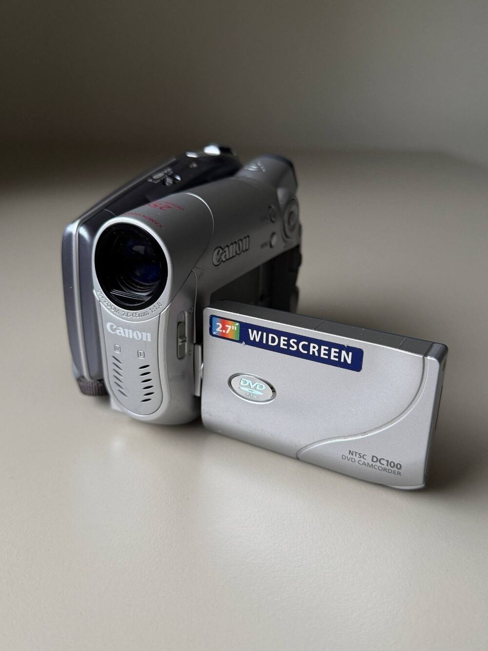 Canon DC100 Handheld DVD RW Camcorder Handycam Video Camera y2k 2000s WORKS KIT